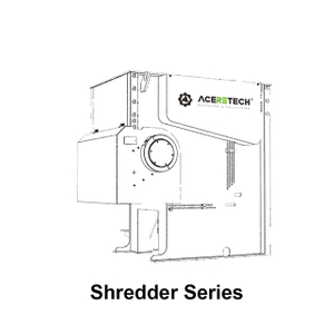 Factory Single Shaft Shredder With Siemens Plc