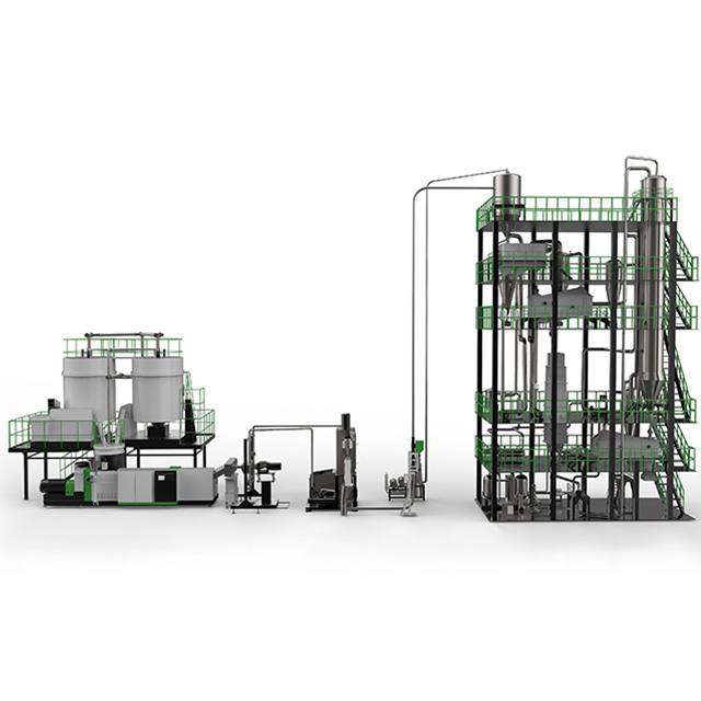 SSP (Continuity) Pet Waste Recycled Plastic Pelletizing Machine For IV Increase