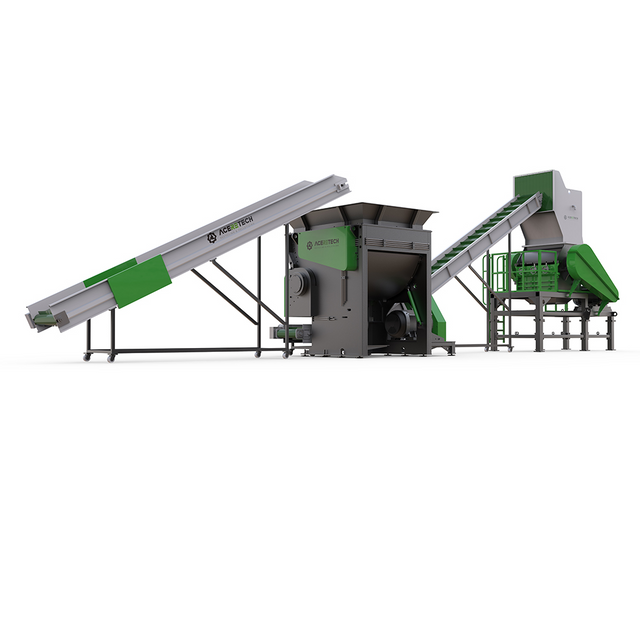 AWS-PET Pet Bottle To Bottle Recycling Line For Sale For Foaming Materials Recycling