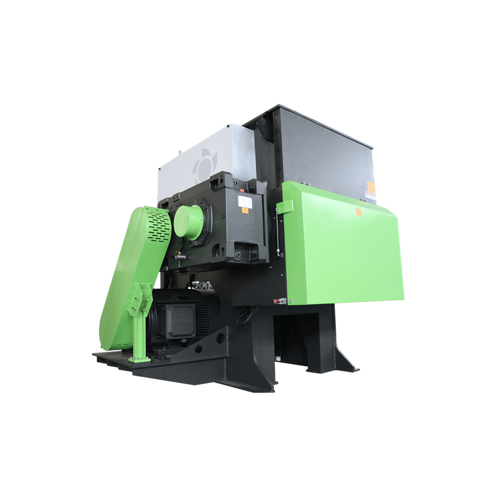 HS Series Patented Single Shaft Hard Plastic Recycling Shredder With Brand Motor