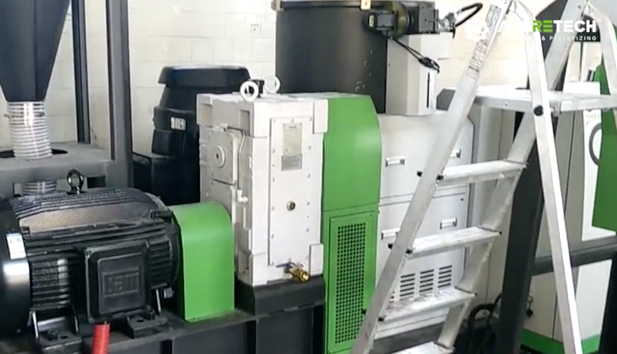 ACS-PRO Plastic Pelletizing Machine with Dust Removal Equipment
