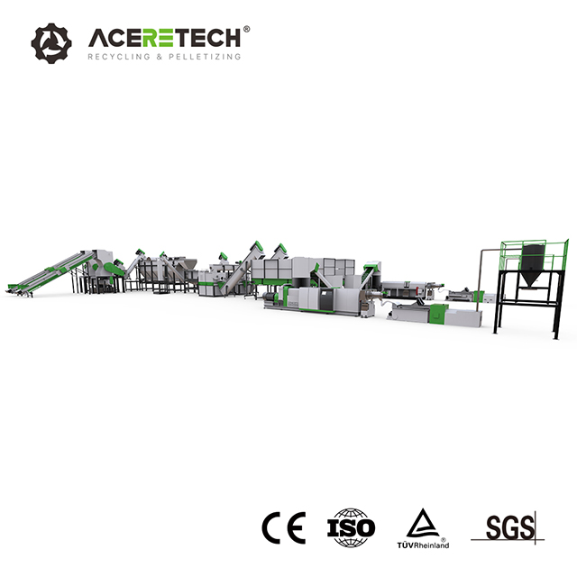 AWS-HDPE Economic Bottle Plastic Recycle Machinery