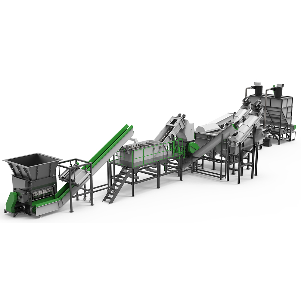 AWS-PET Pet Used Bottle Crushing Washing Drying Recycling Line With Technical Services