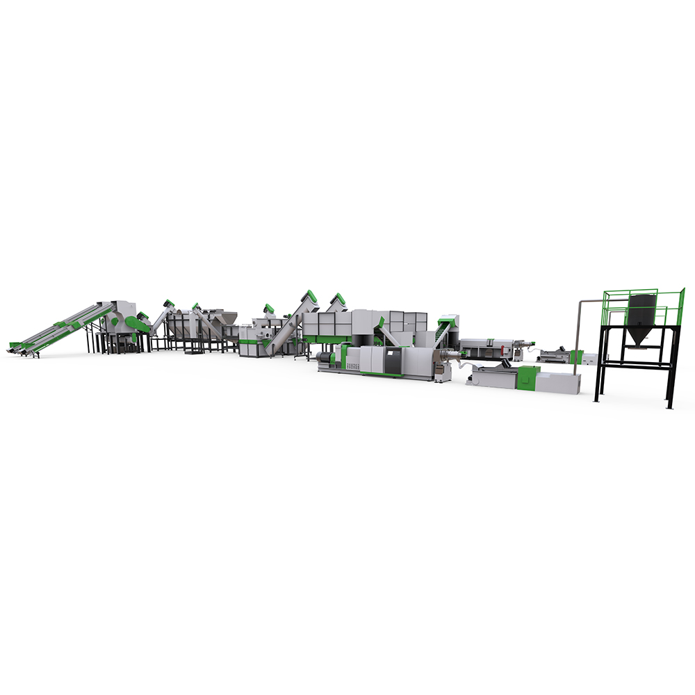 AWS-PET Environmental Plastic PET Waste Washing Line For Pet Recycling