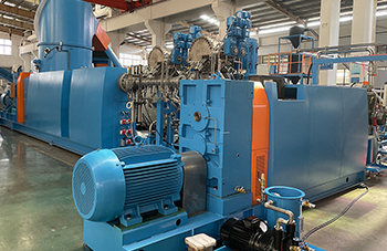 ACERETECH's EPS foam recycling pelletizing system project in Denmark